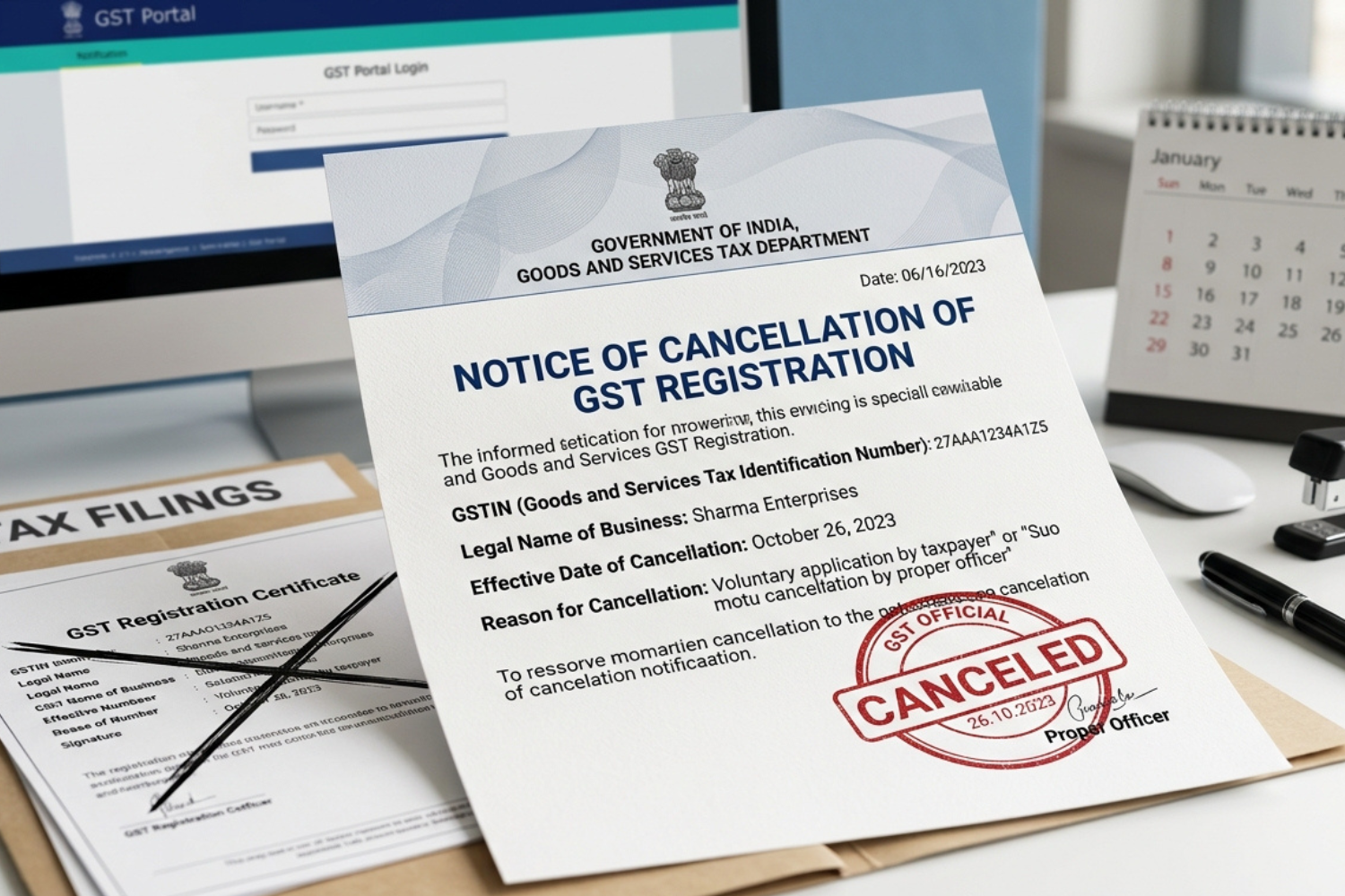 GST Cancellation